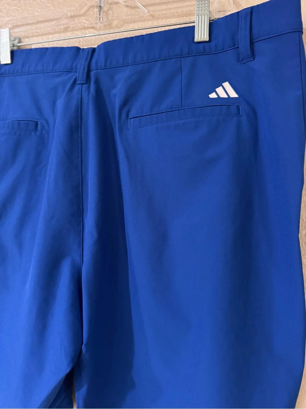 adidas Ultimate365 Tapered Golf Shorts Royal Lucid Blue Flat Front Men Size 40